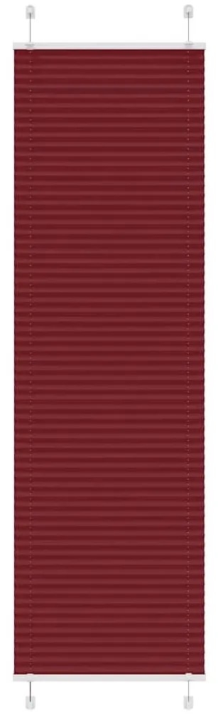 pliszírozott redőny Bordeaux piros 55x200 cm szövetszélesség