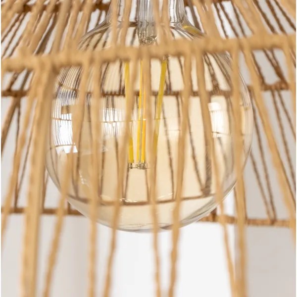 Brilagi - CERIA BOHO LED zsinóros függeszték, 1xE27/40W/230V, átm. 70 cm, barna