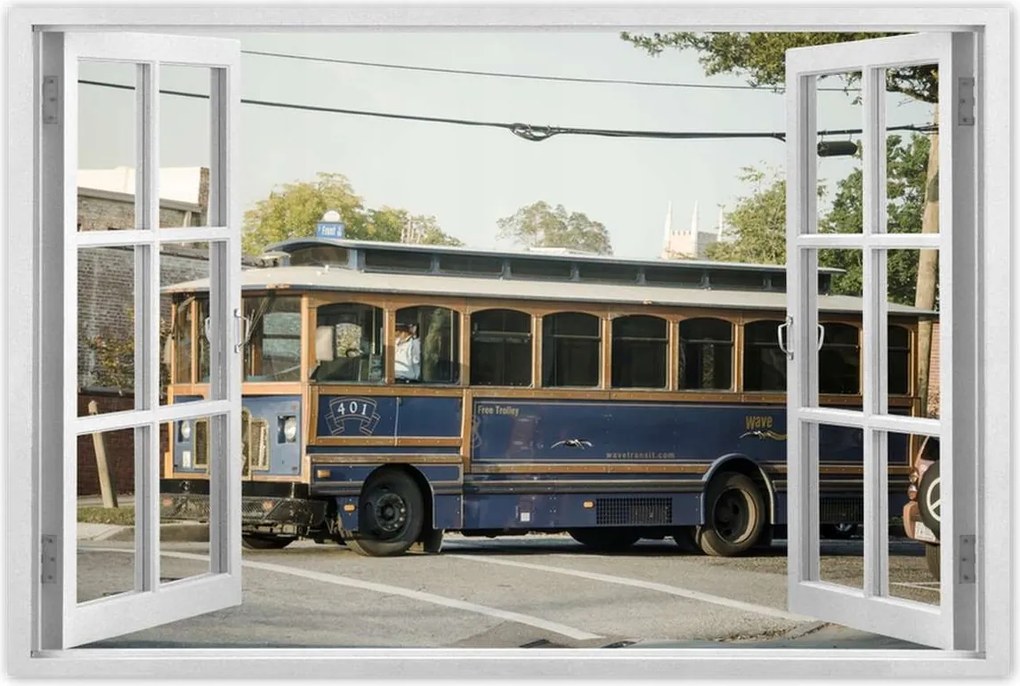 Poszterek 90x60 Antik Trolleybus