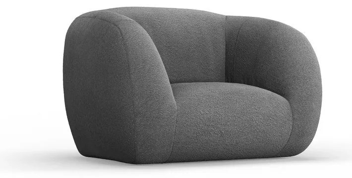 Szürke buklé fotel Essen – Cosmopolitan Design