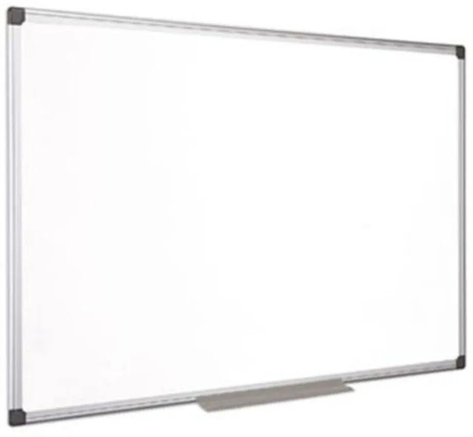 Fehértábla, mágneses, zománcozott, 200x120 cm, alumínium keret, VICTORIA VISUAL (VVIZ09)