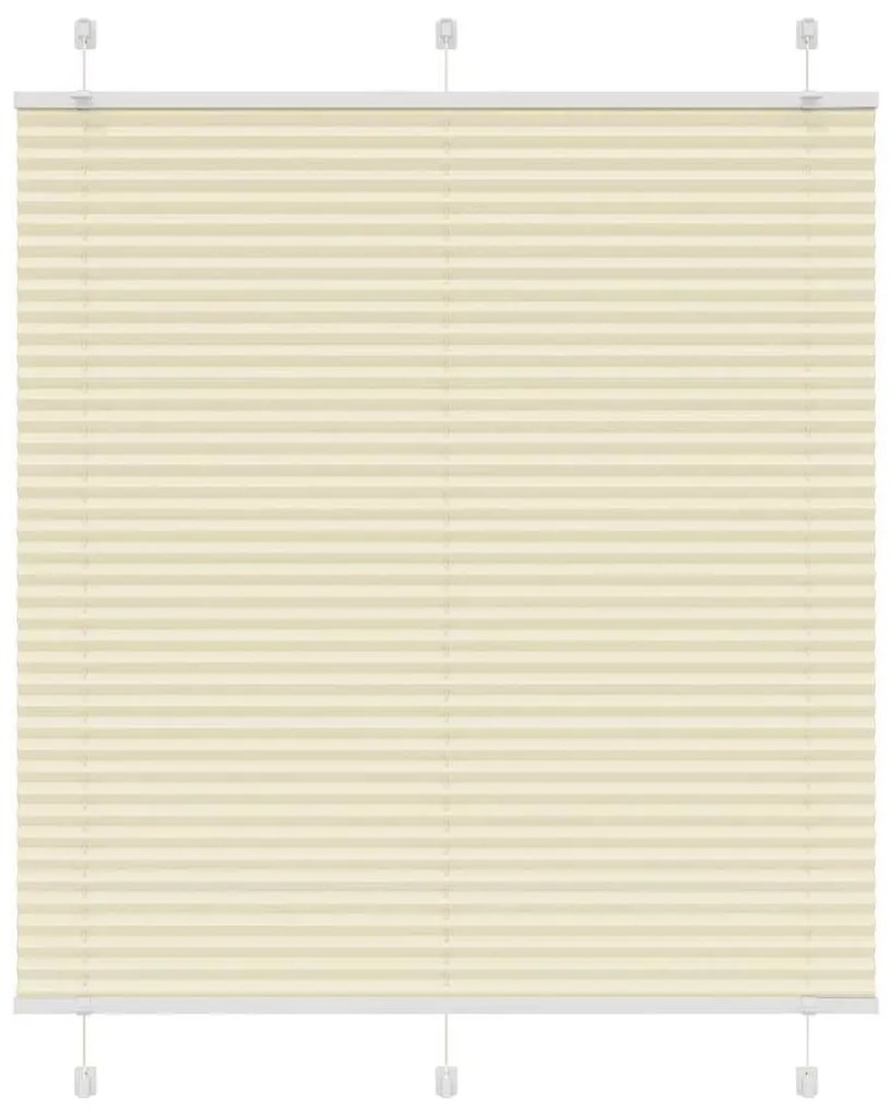 pliszírozott redőny krém 120x150 cm szövetszélesség 119,4 cm