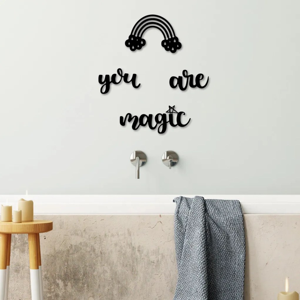 You're fém fali dekoráció, 30×19 cm