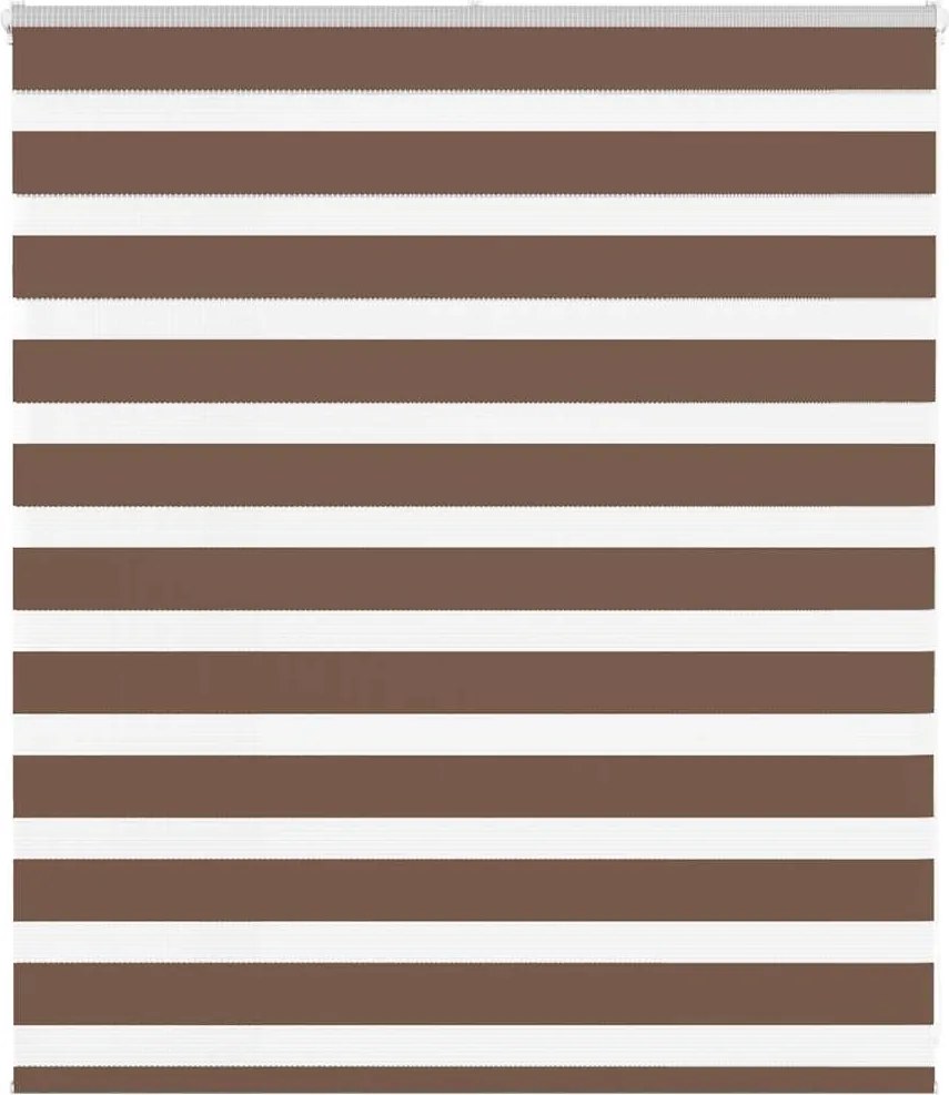 vidaXL zebrafüggönnyel barna szövetszélesség 130,9 cm poliészter