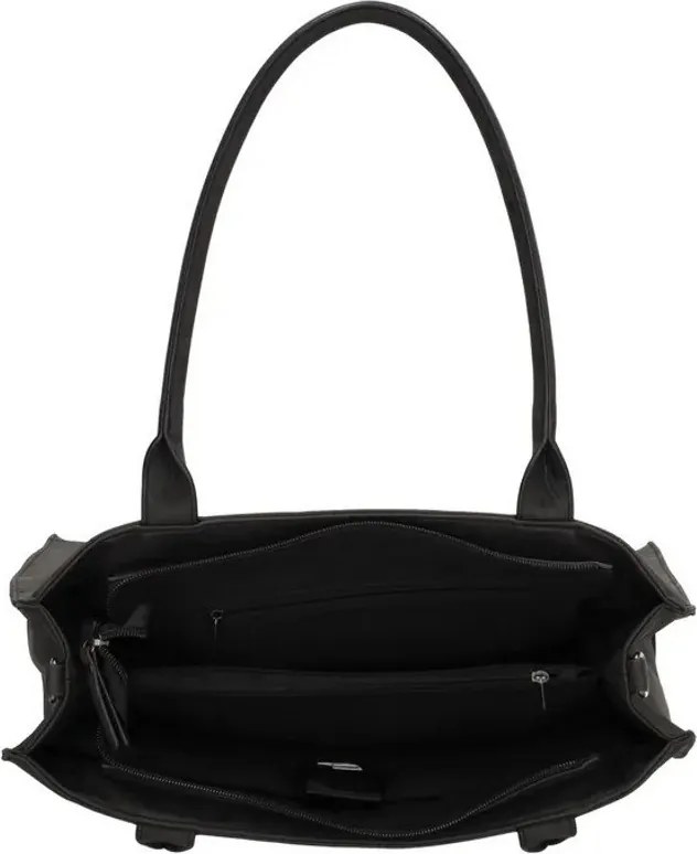 Fekete elegáns shopper táska „Bellora”