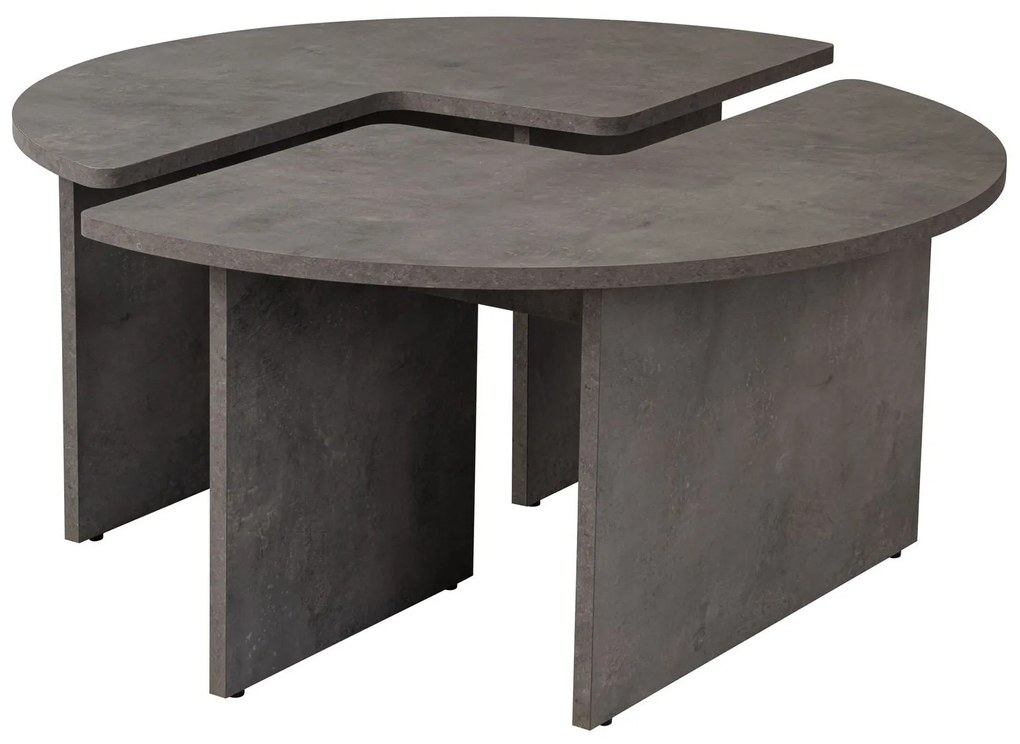 Dohányzóasztal Moira - Concrete Grey