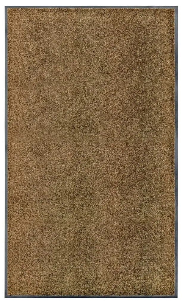 barna kimosható lábtörlő 90 x 150 cm