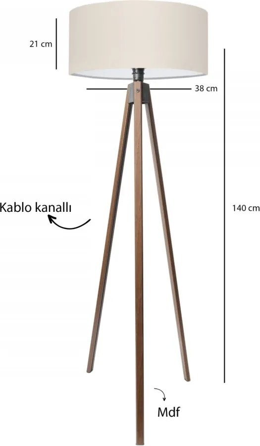 Állólámpa, Ø38 cm – AYD-3685