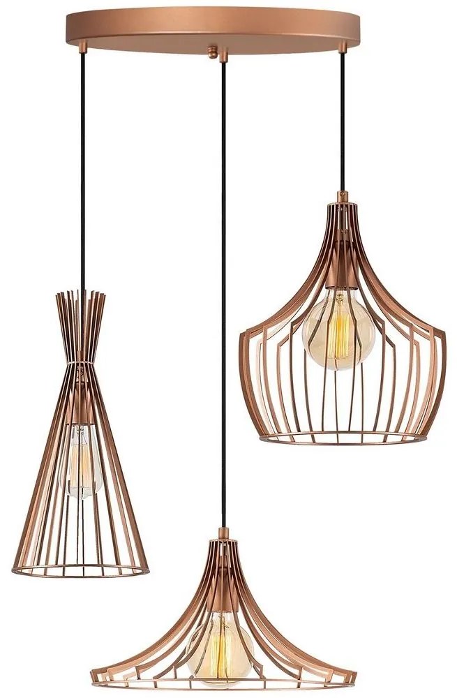 Csillár zsinóron MEZOPOTAMYA 3xE27/40W/230V