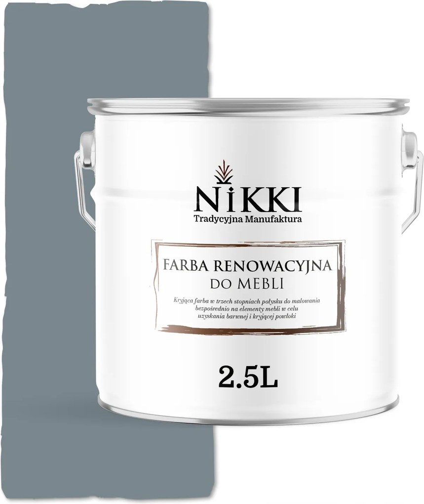 Konyhabútor Festék Szekrény Frontok Mókus Szürke RAL7000 Matt 2,5L