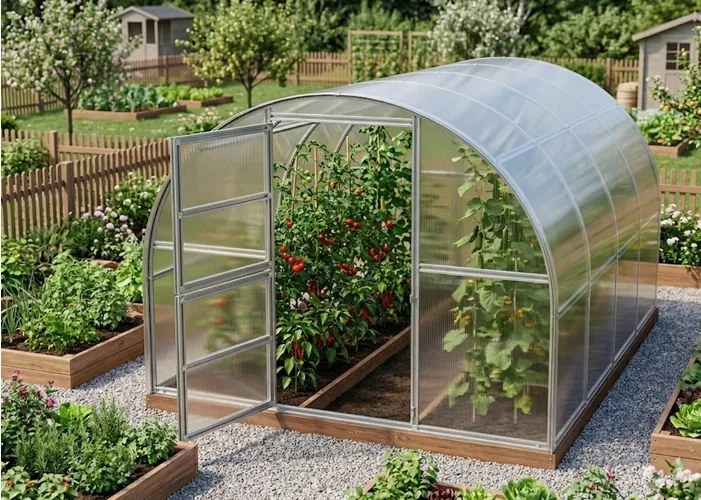 üvegház LANITPLAST TIBERUS 3x4 m PC 4 mm LG2834