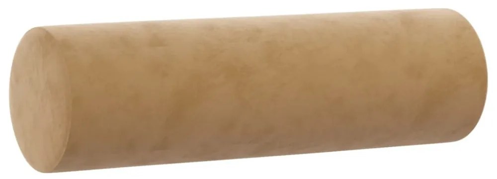 2 személyes barna bársony kanapé díszpárnákkal 140 cm