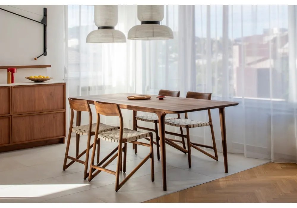 Fekete-barna étkezőszék Fawn – Gazzda