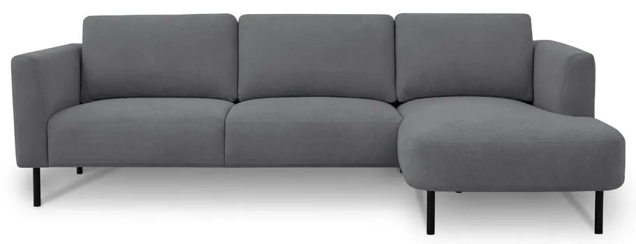 Sötétszürke sarokkanapé (jobb oldali) Hero – Scandic