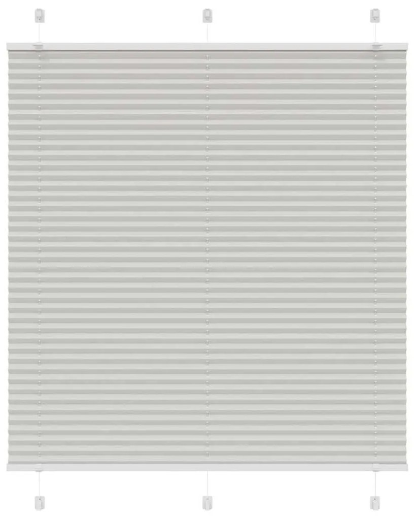 pliszírozott redőny világosszürke 115x150 cm szövetszélesség