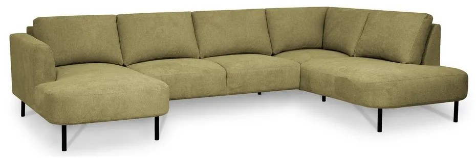 Mustársárga sarokkanapé (jobb oldali-U alakú) Hero – Scandic