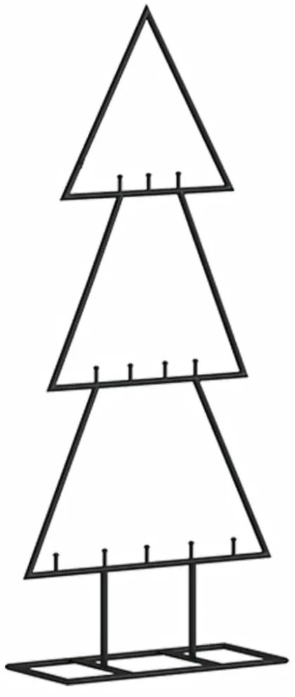 vidaXL fekete fém karácsonyfa dekorációhoz 60 cm