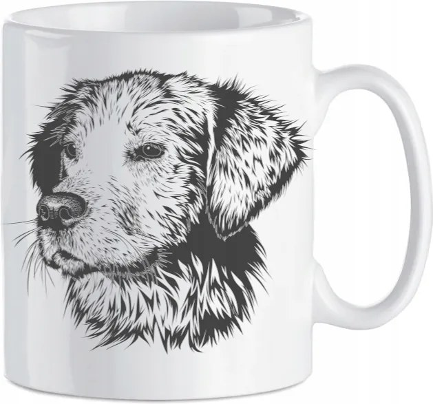 Golden Retriever kutya mintás bögre 330 ml