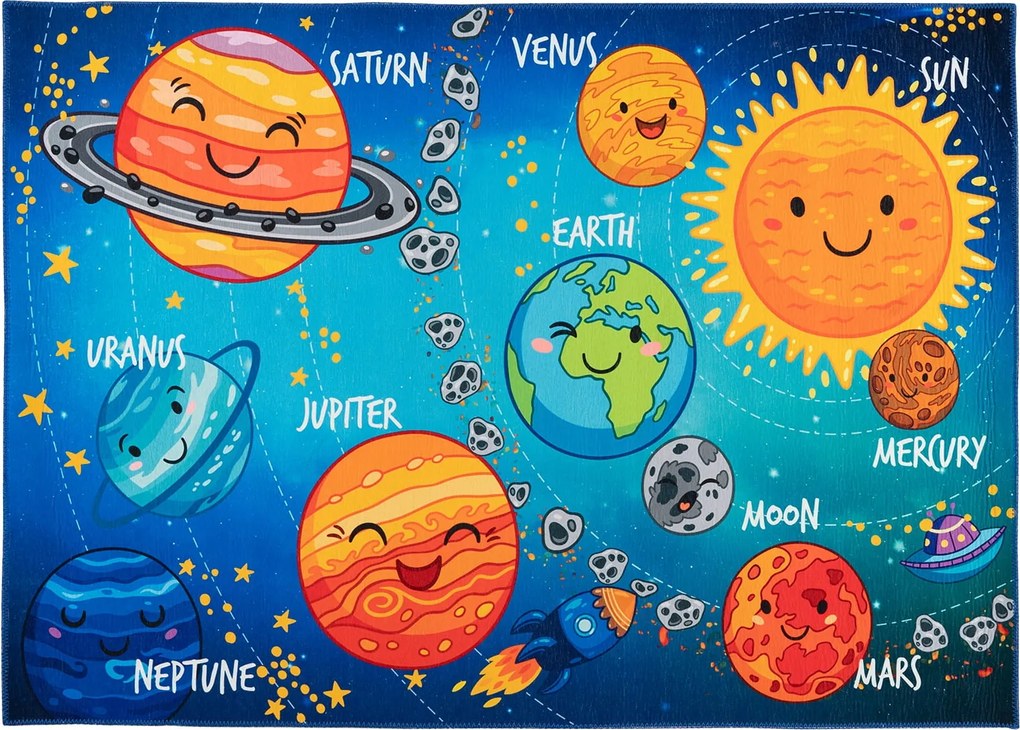 Naprendszer Torino Kids Gyerekszőnyeg Obsession 160x230 cm.