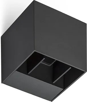 RENDL CARRE fali lámpa antracitszürke 230V LED 2x3W IP54 3000K