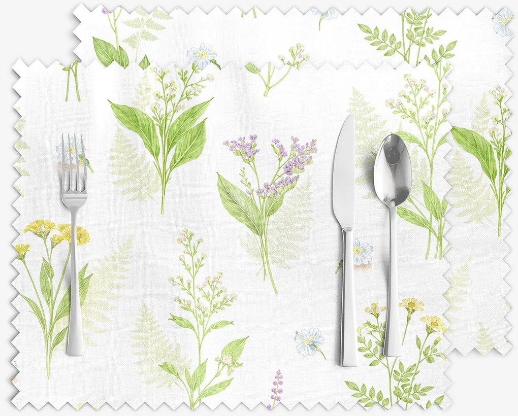 Goldea teflonbevonatú reggeliző alátét - erdei virágok - 2db 30 x 40 cm