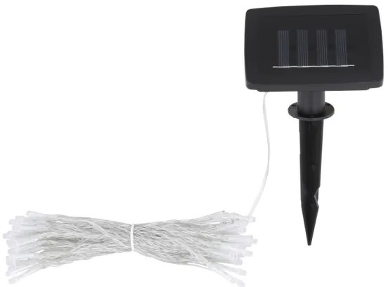 Globo 33700-120 - LED Napelemes lánc 20 m 120xLED/2,4V IP44