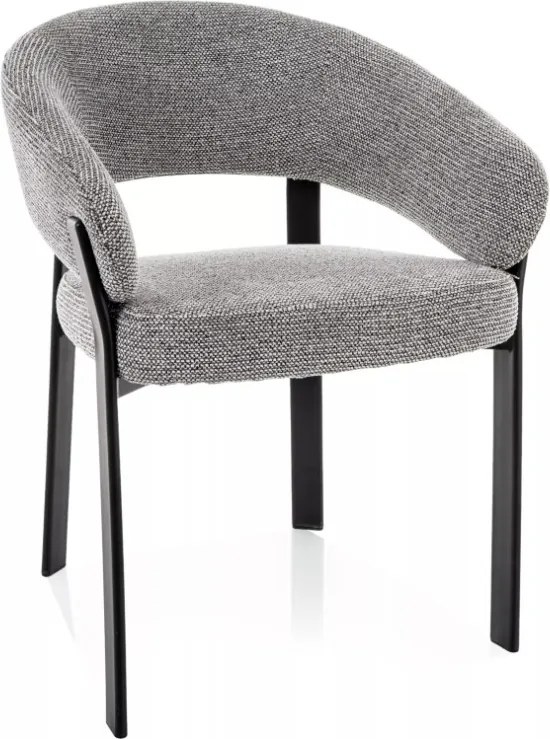 Nagoja étkezőszék szürke/fekete