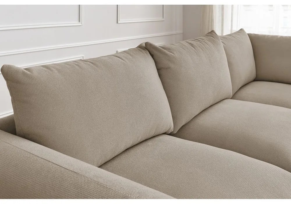 Bézs sarokkanapé Ernest – Bobochic Paris