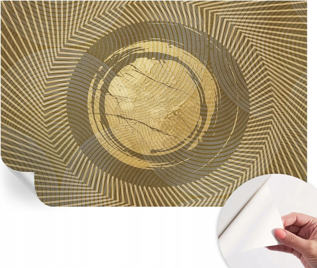 Öntapadós Mosható Fali Fotótapéta Sugárzó vonalak 104x70 cm