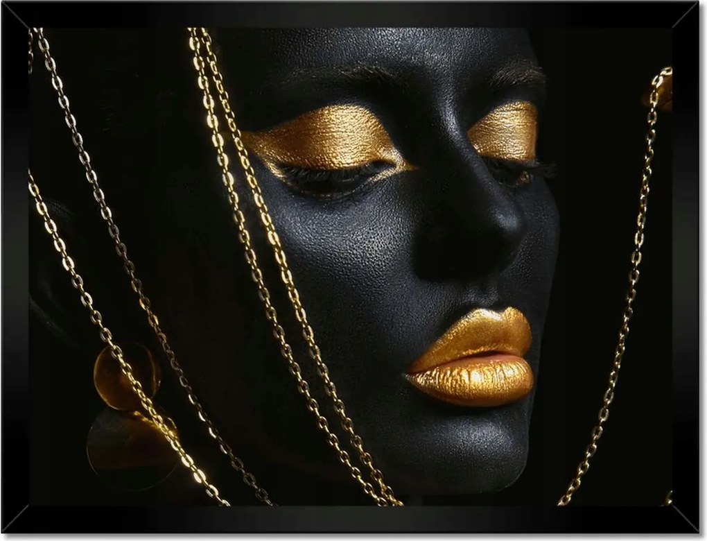 Poszterek keretben 40x30 Arannyal bevont fej