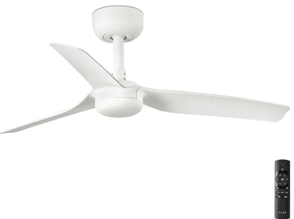 FARO 33820 - Mennyezeti ventilátor MINI PUNT S fehér átm. 90 cm + távirányítás