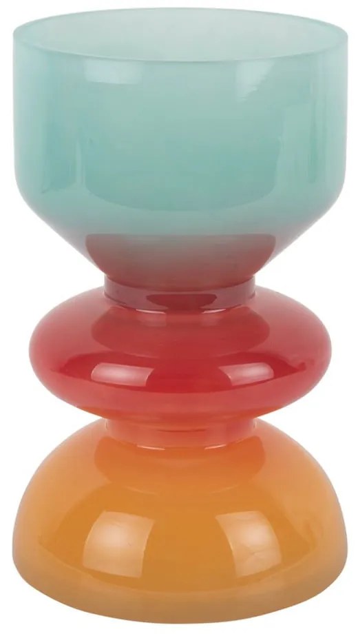 Piros-kék üveg váza (magasság 20,5 cm) Summer Vibes – PT LIVING