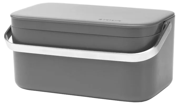 Sötétszürke komposztálható hulladék gyűjtő 1,8 l SinkSide – Brabantia