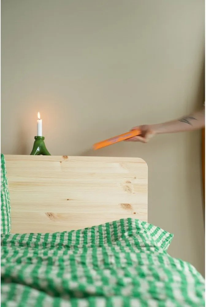 Borovi fenyő franciaágy ágyráccsal 160x200 cm Retreat – Karup Design