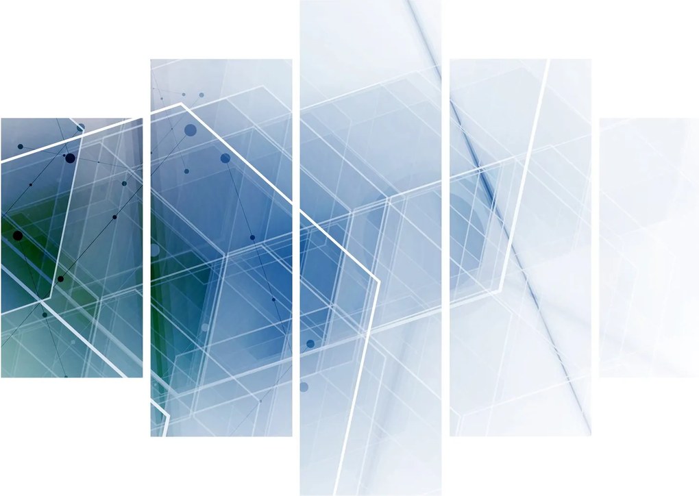 Kép - Geometriai formák (150x105 cm)