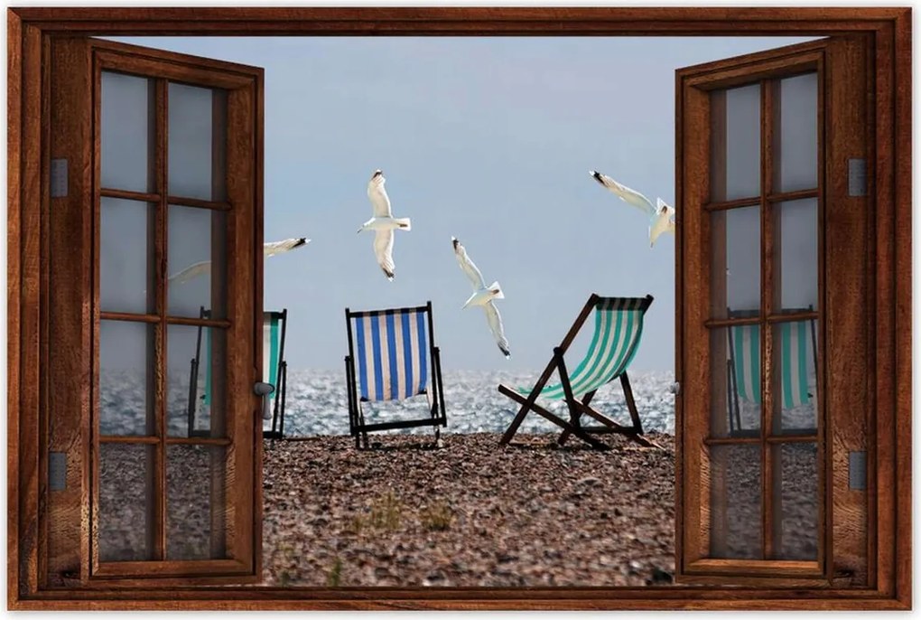 Poszterek 90x60 A tengerparton