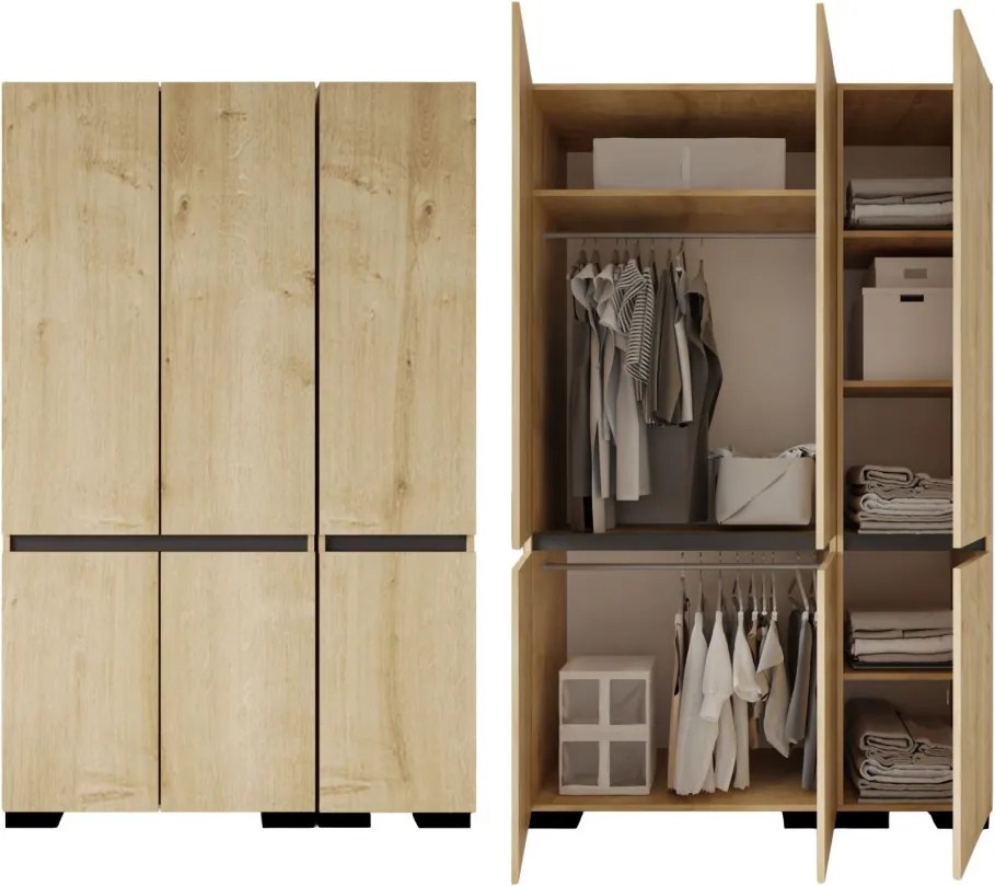 Floransa 135 - Sapphire Oak, Anthracite
