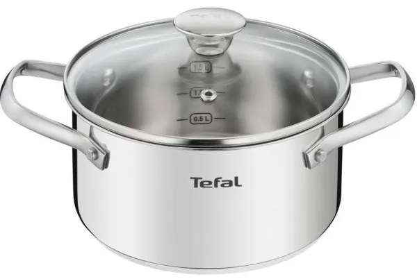 Tefal - Lábaskészlet 10 db COOK EAT rozsdamentes