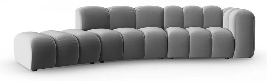 Világosszürke sarokkanapé (jobb oldali) Lupine – Micadoni Home