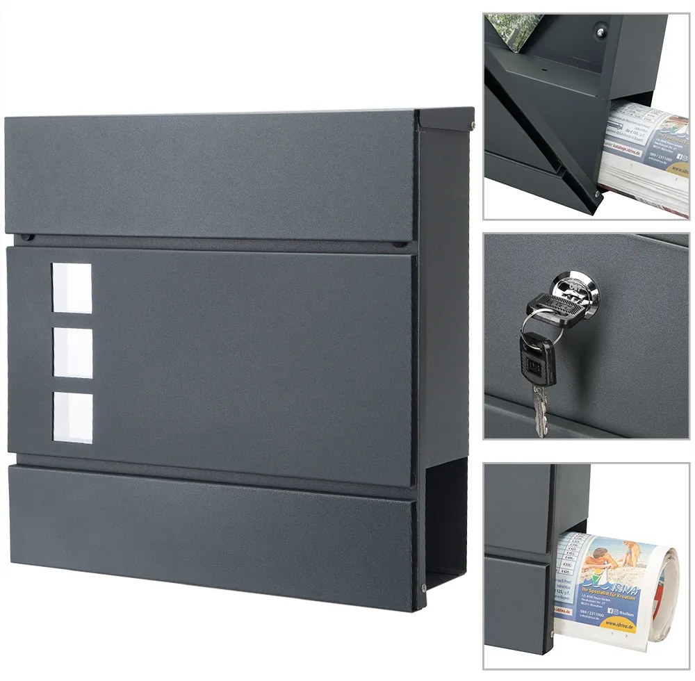 monzana® Postafiók ablakkal