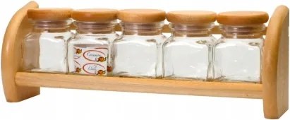 Practic President Line Fa fűszertartó polc