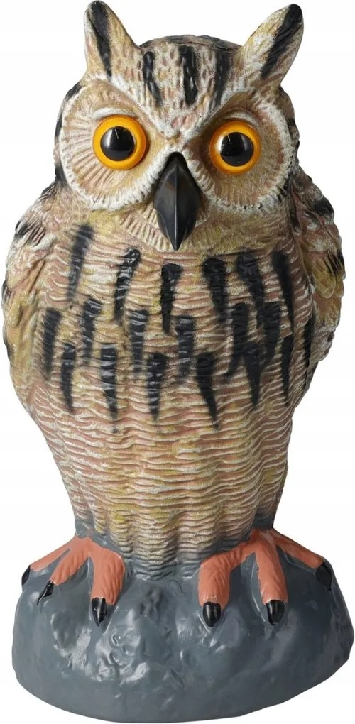 Dekorációs Figura Bagoly kerti barna 25 cm Dekoráció kerti dekoráció