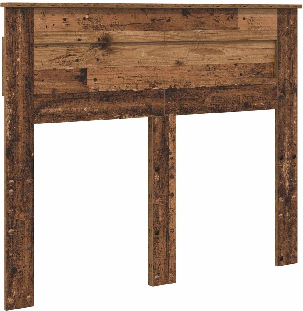 vidaXL Fejtámla Öreg fa 120 cm Faanyag