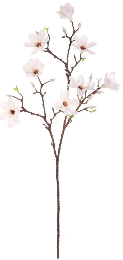 Művirág Magnólia fehér, 30 x 10 x 85 cm
