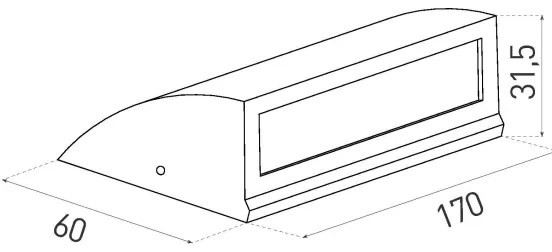LED Kültéri fali lámpa LED/6W/230V IP54