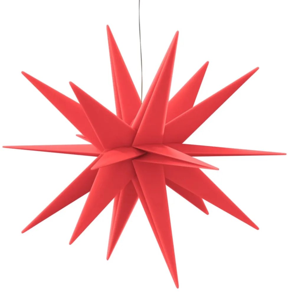 összecsukható piros karácsonyi lámpa LED-del 57 cm