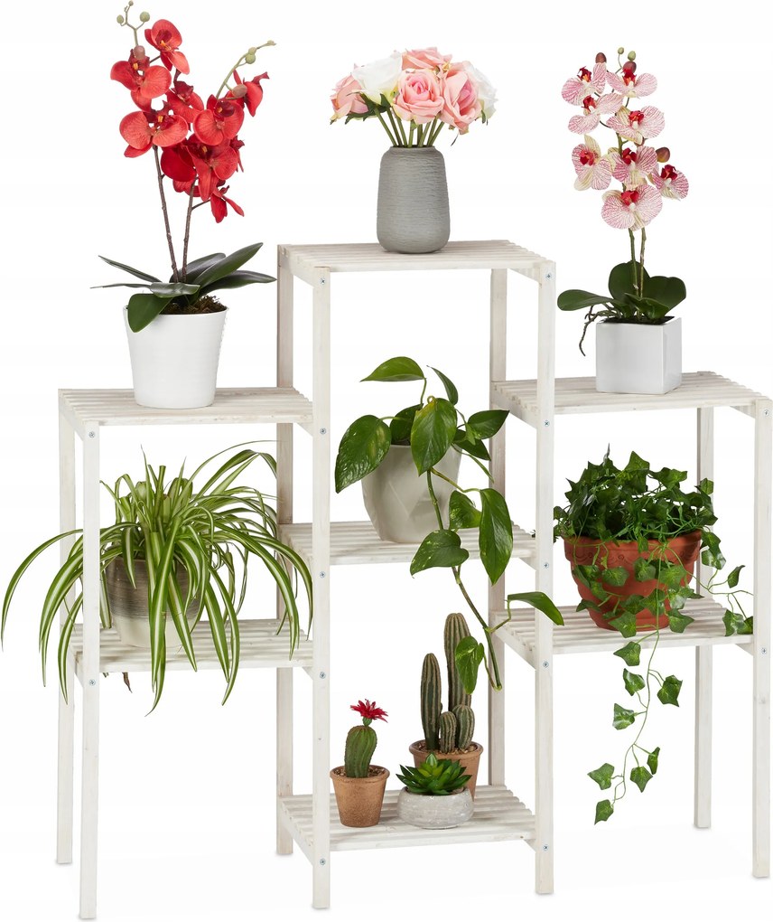 Virágágyás Relaxdays 86,5 cm fa