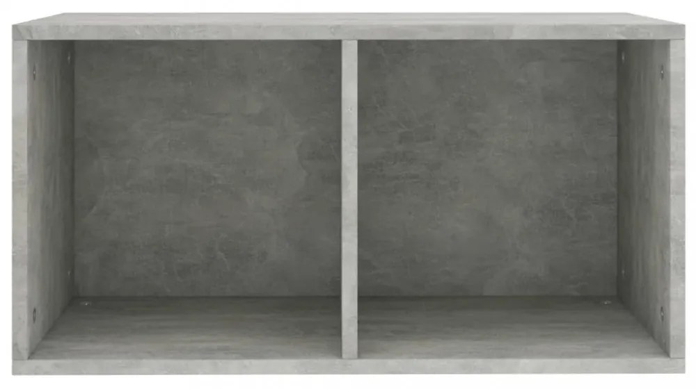 800121 Vinyl Storage Box Concrete Grey 71x34x36 cm Chipboard