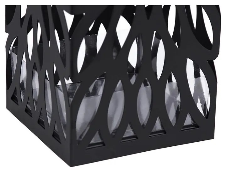 FLORE fém esernyőtartó, 15,5x15,5x49cm, fekete SongmicsHome