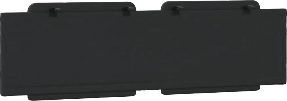 fekete műbőr fejtámla párna Zadar 180 cm